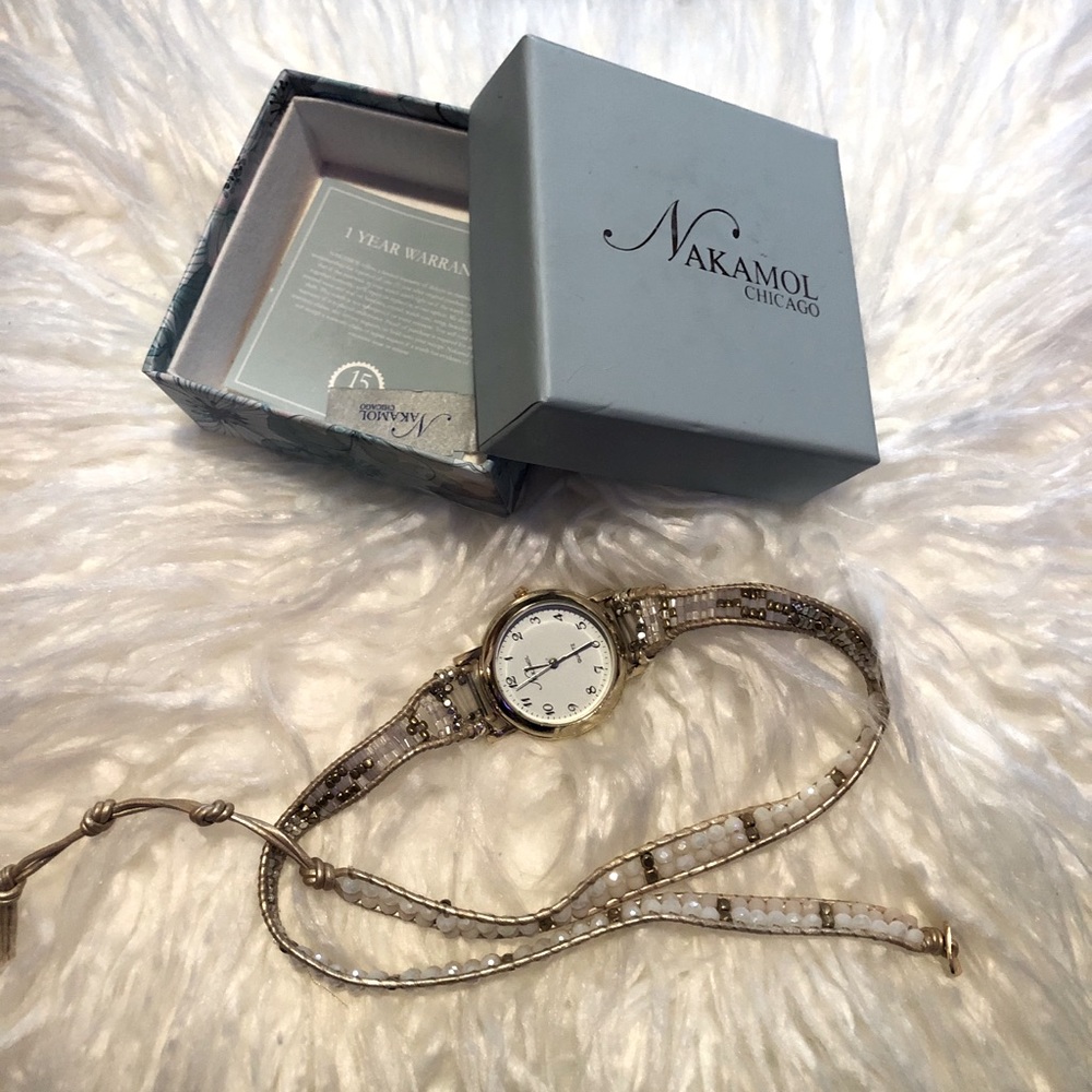 Nakamol Chicago Wrap Watch Bracelet